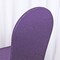 Eggplant Embossed Vintage Spandex Chair Cover Elegant Banquet Fit